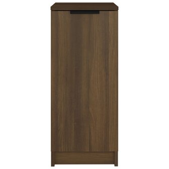 Schoenenkast 30x35x70 cm bewerkt hout bruin eikenkleur 5