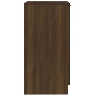 Schoenenkast 30x35x70 cm bewerkt hout bruin eikenkleur 7