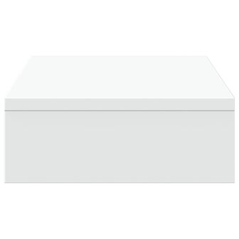 Monitorstandaard 50x27x10 cm bewerkt hout wit 5