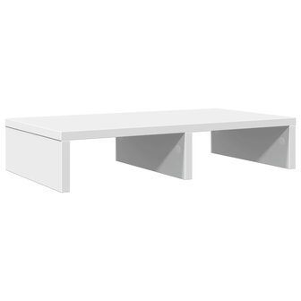 Monitorstandaard 50x27x10 cm bewerkt hout wit 6