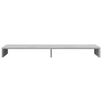 Monitorstandaard 100x27x10 cm bewerkt hout grijs sonoma eiken 4