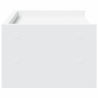 Monitorstandaard 42x24x16 cm bewerkt hout wit 5