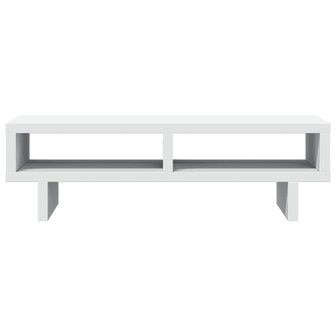 Monitorstandaard 50x27x15 cm bewerkt hout wit 4