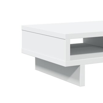 Monitorstandaard 50x27x15 cm bewerkt hout wit 7