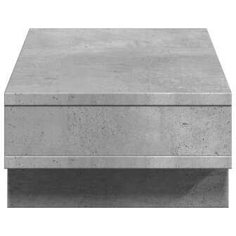 Monitorstandaard 50x27x15 cm bewerkt hout betongrijs 5