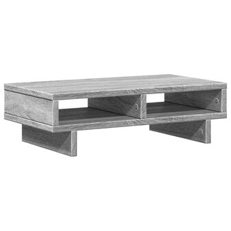 Monitorstandaard 50x27x15 cm bewerkt hout grijs sonoma eiken 2