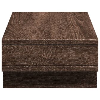 Monitorstandaard 50x27x15 cm bewerkt hout bruin eikenkleurig 5