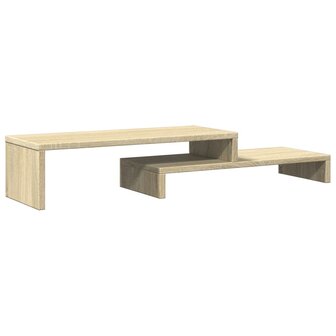Monitorstandaard 54x22x15 cm bewerkt hout sonoma eikenkleurig 5