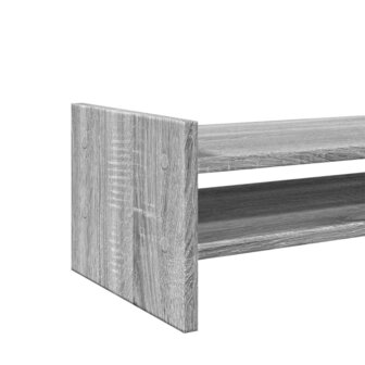 Monitorstandaard 50x27x20 cm bewerkt hout grijs sonoma eiken 7