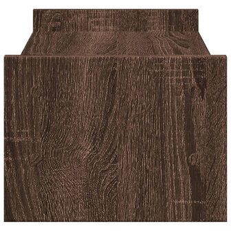 Monitorstandaard 50x27x20 cm bewerkt hout bruin eikenkleurig 5
