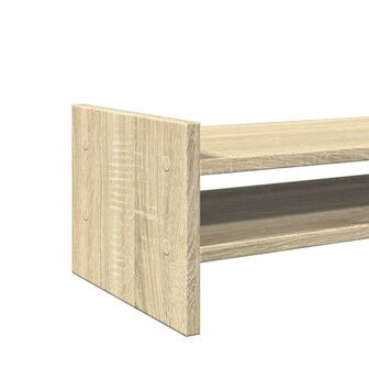 Monitorstandaard 100x27x20 cm bewerkt hout sonoma eikenkleurig 7