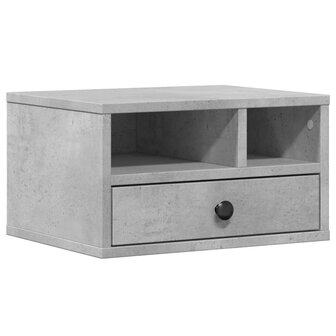 Printerkastje 40x32x22,5 cm bewerkt hout betongrijs 2