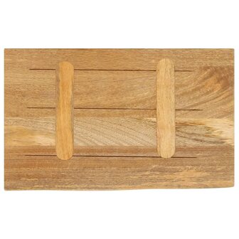 Tafelblad met natuurlijke rand 50x20x2,5 cm massief mangohout 5