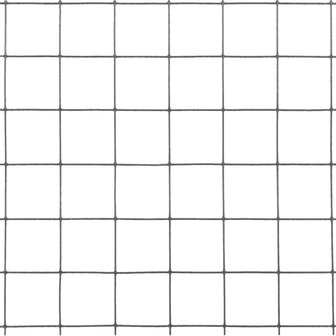 Kippengaas 10x1 m staal met PVC coating grijs 4