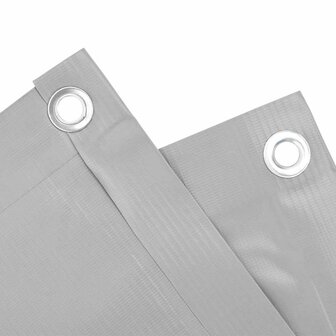 Balkonscherm 400x75 cm PVC grijs 4