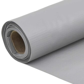 Balkonscherm 500x75 cm PVC grijs 5