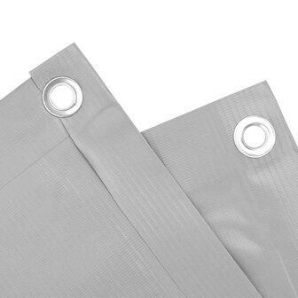 Balkonscherm 500x90 cm PVC grijs 4