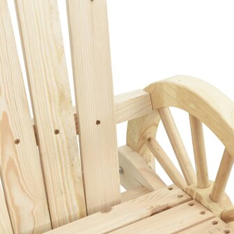 Schommelstoel Adirondack massief vurenhout 7