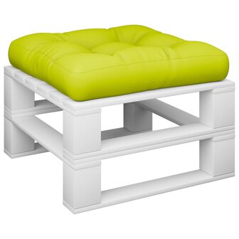 Palletkussen 50x50x12 cm stof heldergroen 3