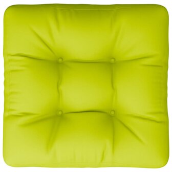 Palletkussen 50x50x12 cm stof heldergroen 6