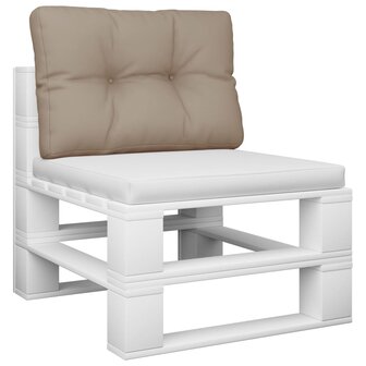 Palletkussen 60x40x12 cm stof taupe 3