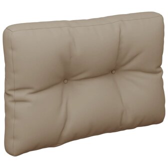 Palletkussen 60x40x12 cm stof taupe 4