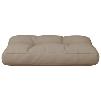 Palletkussen 60x40x12 cm stof taupe 5