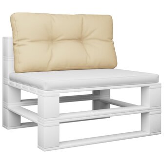Palletkussen 70x40x12 cm stof beige 3