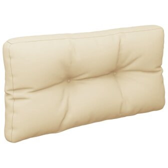 Palletkussen 70x40x12 cm stof beige 4