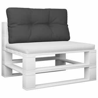 Palletkussen 70x40x12 cm stof zwart 3