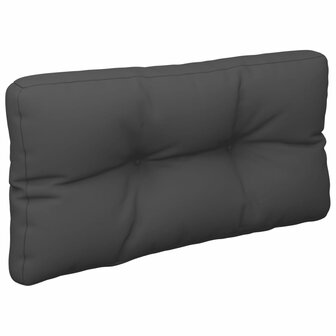 Palletkussen 70x40x12 cm stof zwart 4