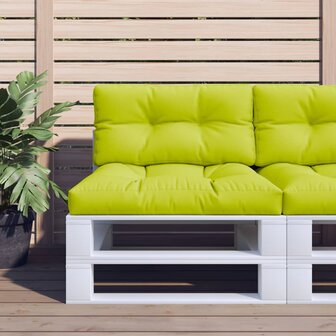 Palletkussen 70x40x12 cm stof heldergroen 1