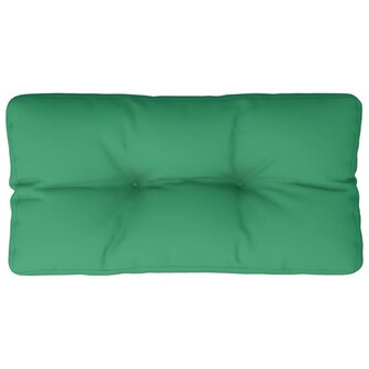 Palletkussen 80x40x12 cm stof groen 2