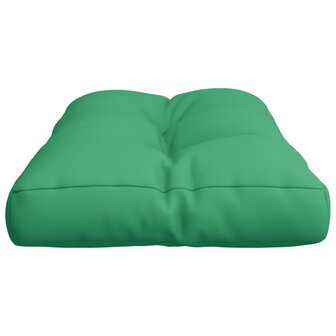 Palletkussen 80x40x12 cm stof groen 6