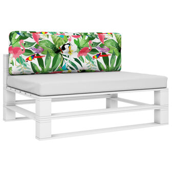 Palletkussen 120x40x12 cm stof meerkleurig 3
