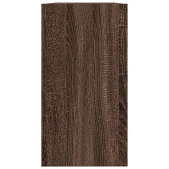 Wastafelkast 63x29x55 cm bewerkt hout bruin eikenkleurigig 6