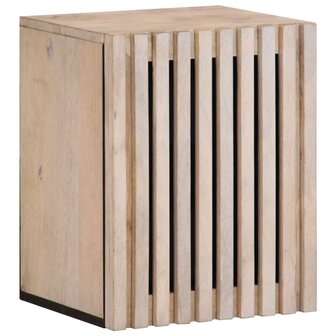 Badkamerwandkast 38x34x48 cm massief mangohout 1