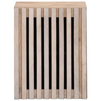 Badkamerwandkast 38x34x48 cm massief mangohout 3