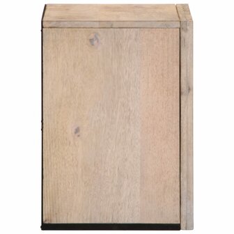 Badkamerwandkast 38x34x48 cm massief mangohout 4