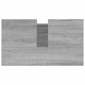 Badkamerkast 58x33x60 cm bewerkt hout grijs sonoma eikenkleurig 8