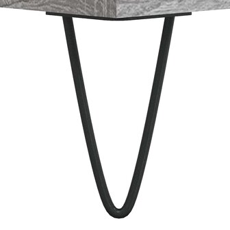 Badkamerkast 58x33x60 cm bewerkt hout grijs sonoma eikenkleurig 9