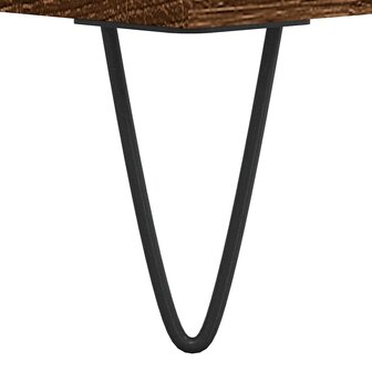 Badkamerkast 58x33x60 cm bewerkt hout bruin eikenkleur 9