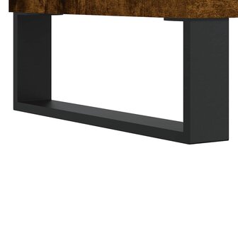 Badkamerkast 58x33x60 cm bewerkt hout gerookt eikenkleurig 9