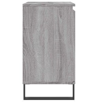 Badkamerkast 58x33x60 cm bewerkt hout grijs sonoma eikenkleurig 6