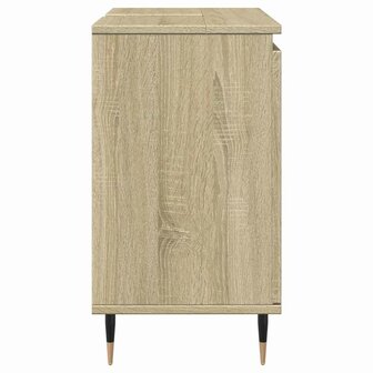 Badkamerkast 58x33x60 cm bewerkt hout sonoma eikenkleurig 5