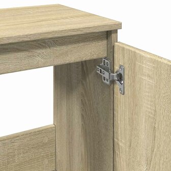 Badkamerkast 58x33x60 cm bewerkt hout sonoma eikenkleurig 8
