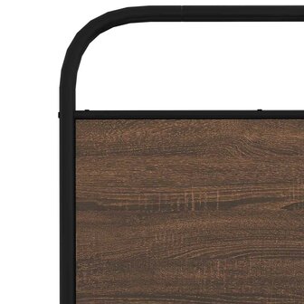 Bedframe zonder matras bewerkt hout bruin eikenkleur 90x200 cm 8