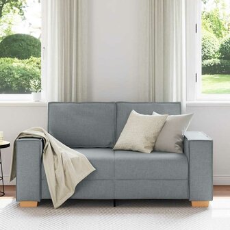 2-zitsbank Lichtgrijs 120 cm Stof 3