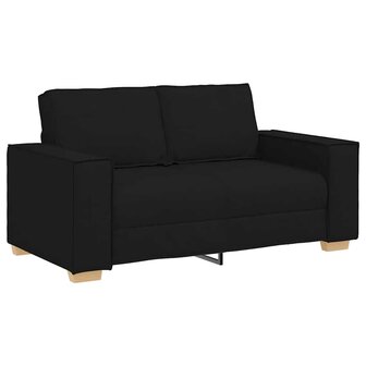 2-zitsbank Zwart 120 cm Stof 2