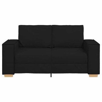 2-zitsbank Zwart 120 cm Stof 4